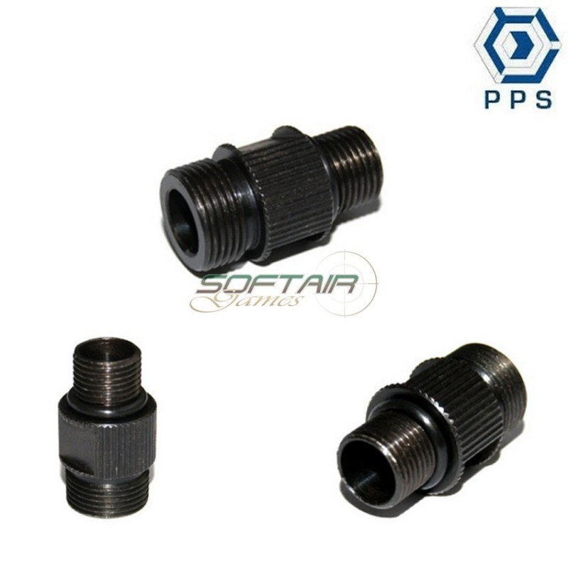 Muzzle Attachment 11mm Cw To 14mm Ccw For We Pistols Pps (pps-12016) Muzzle Attachment 11mm Cw To 14mm Ccw For We Pistols Pps (pps-12016)