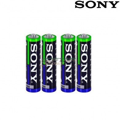 Set 4x Ministilo Battery Aaa Alkaline Sony (sy-aaa)