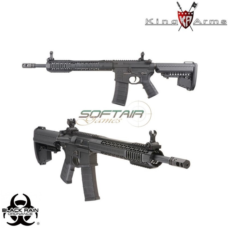 Fucile Elettrico Aeg Black Rain Ordnance Carbine Black King Arms (ka-ag-196-bk)