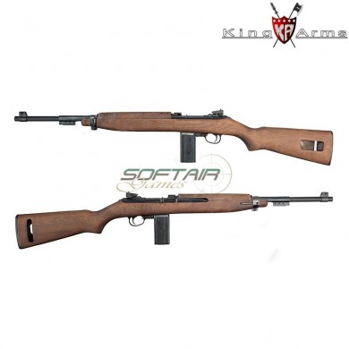 Fucile A Co2 M1 Carbine Real Wood Gbb King Arms (ka-211245)