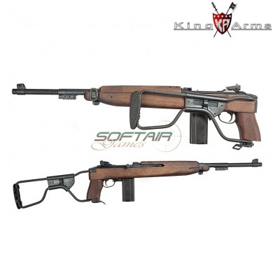 Co2 Rifle M1 Paratropper Real Wood Gbb King Arms (ka-211244)