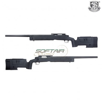 Fucile A Molla M40a3 Sniper Mcmillan Style Black S&t (st-m40a3-bk)
