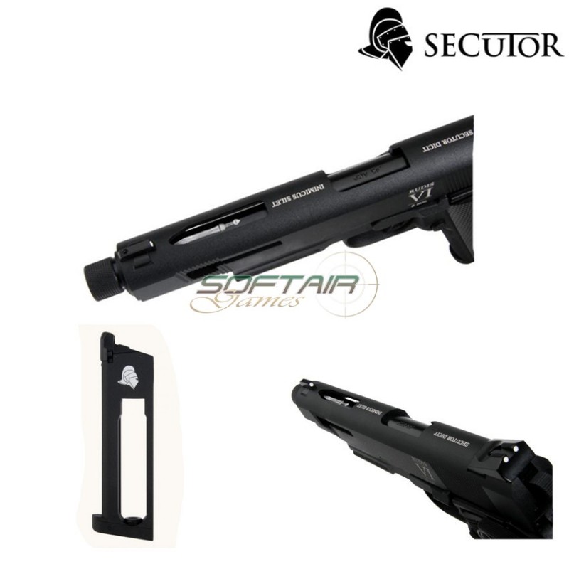 Pistola A Co2 Rudis Vi 1911 Black Secutor (sr-sar0003)