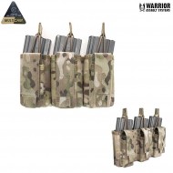 Triple Open 5.56mm & Triple 9mm Velcro Magazines Pouch Multicam® Warrior Assault Systems (w-eo-tmop-tp-mc) Triple Open 5.56mm & Triple 9mm Velcro Magazines Pouch Multicam® Warrior Assault Systems (w-eo-tmop-tp-mc)