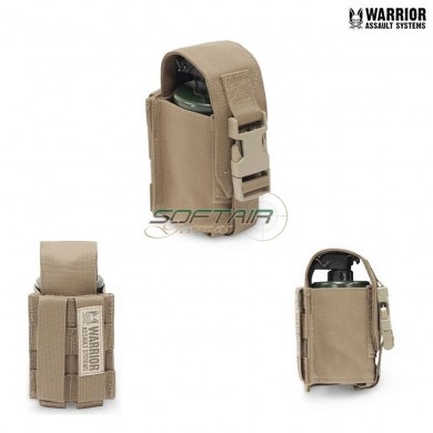 Single Smoke Grenade Pouch Coyote Tan Warrior Assault Systems (w-eo-sgp-g2-ct)