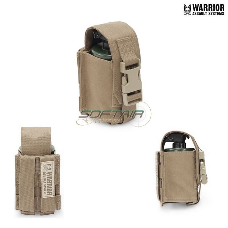 Tasca Singola Smoke Grenade Coyote Tan Warrior Assault Systems (w-eo-sgp-g2-ct)