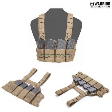 Low Profile Elite Ops Chest Rig Coyote Tan Warrior Assault Systems (w-eo-lpcr-ct)