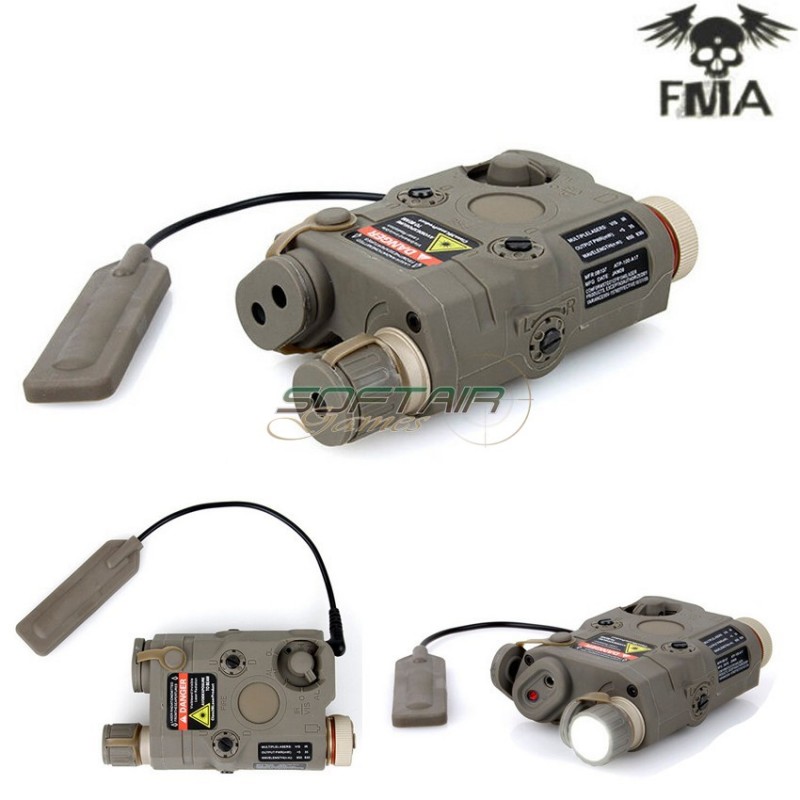 An-las-peq15 Red Laser & Flashlight Led Dark Earth Fma (fma-tb-67)