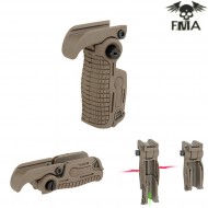 Foldable Grip Ab163 Dark Earth For Picatinny Rail Fma (fma-tb193)