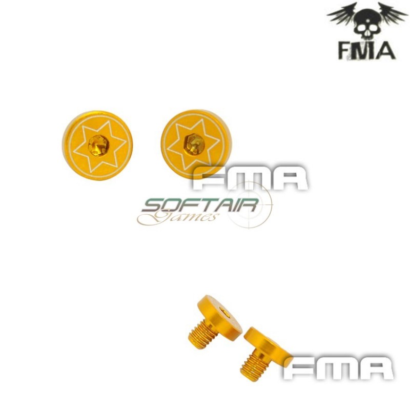 Ipsc Grip Screws Gold Fma (fma-tb206) Ipsc Grip Screws Gold Fma (fma-tb206)