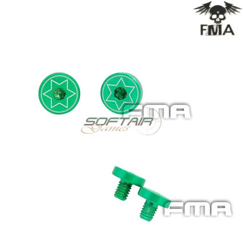Ipsc Grip Screws Green Fma (fma-tb207)