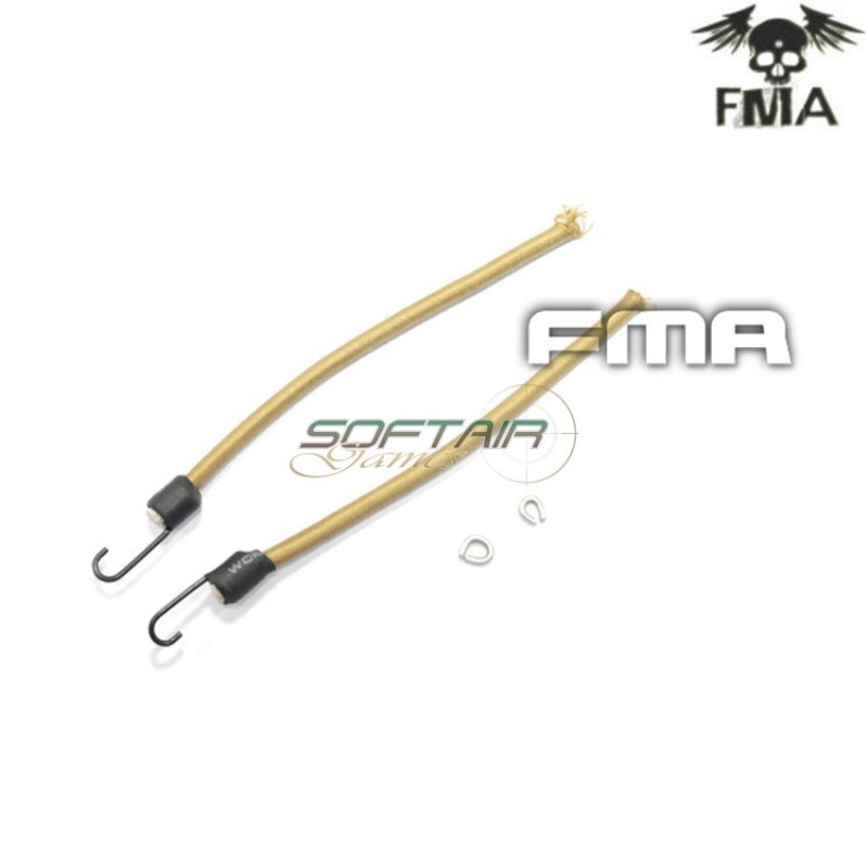 Cordini Elastici Dark Earth Per Elmetti Ops Fast Fma (fma-tb288)