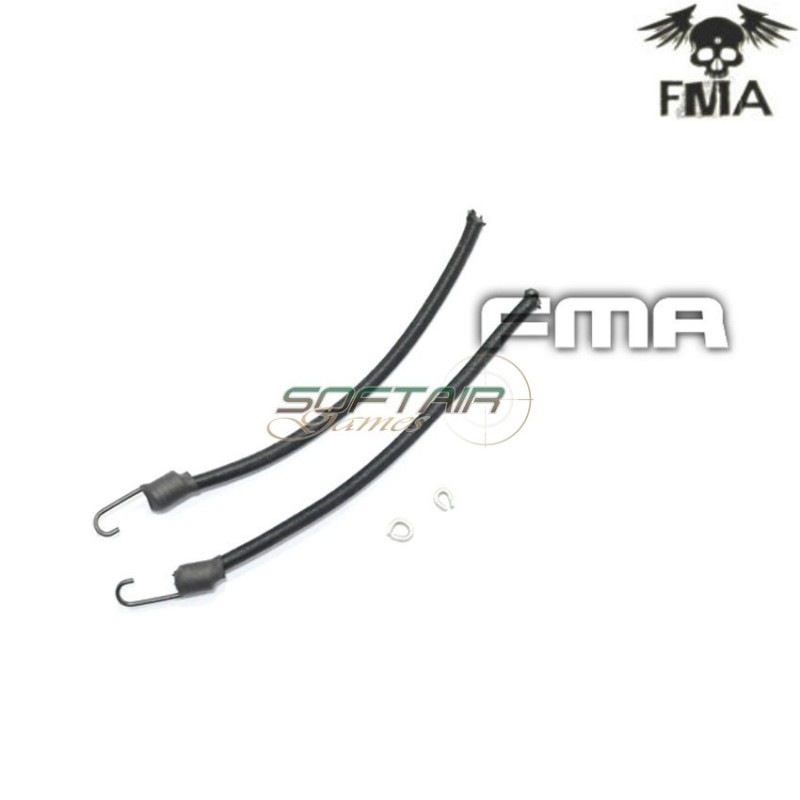 Cordini Elastici Black Per Elmetti Ops Fast Fma (fma-tb289)