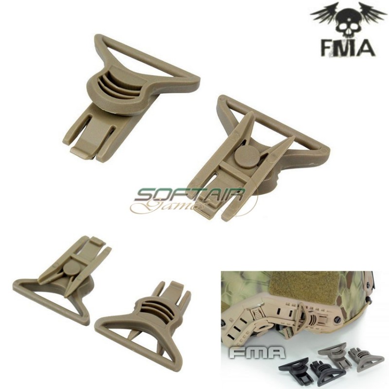 Swivel Clips Google Model C Da 36mm Dark Earth Fma (fma-tb313)
