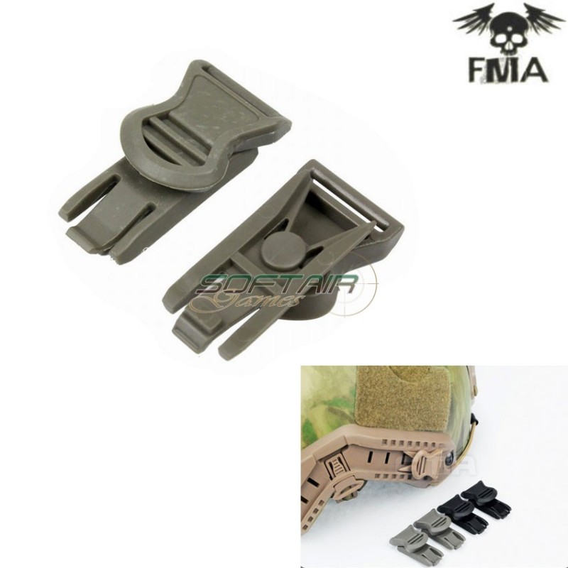 Swivel Clips Google Model B Da 19mm Foliage Green Fma (fma-tb317)