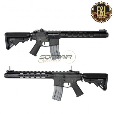 Electric Rifle Aeg Gen.2 Ar Mur Custom Carbine Black Platinum Version E&l Airsoft (el-a146)