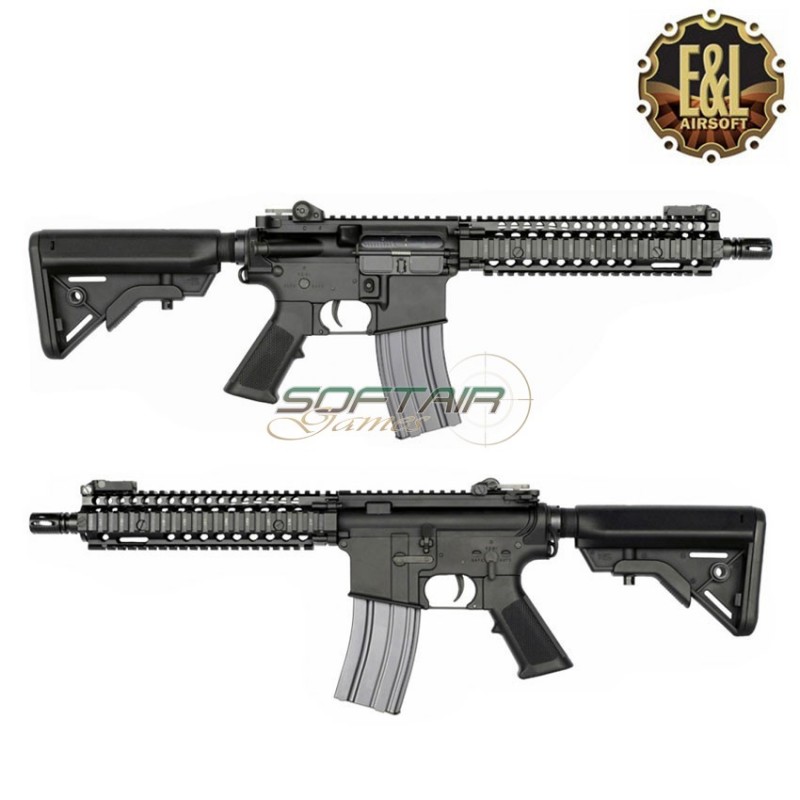Fucile Elettrico Aeg Gen.2 Ar Mk18 Mod 1 Black Platinum Version E&l Airsoft (el-a141-a)