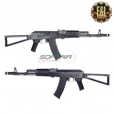 Electric Rifle Aeg Gen.2 Ak74mn Black Folding Platinum Version E&l Airsoft (el-a107)
