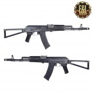 Fucile Elettrico Aeg Gen.2 Ak74mn Black Folding Platinum Version E&l Airsoft (el-a107)