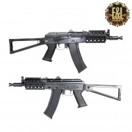 Fucile Elettrico Aeg Gen.2 Aks74un Mod B Black Folding Platinum Version E&l Airsoft (el-a104-b)