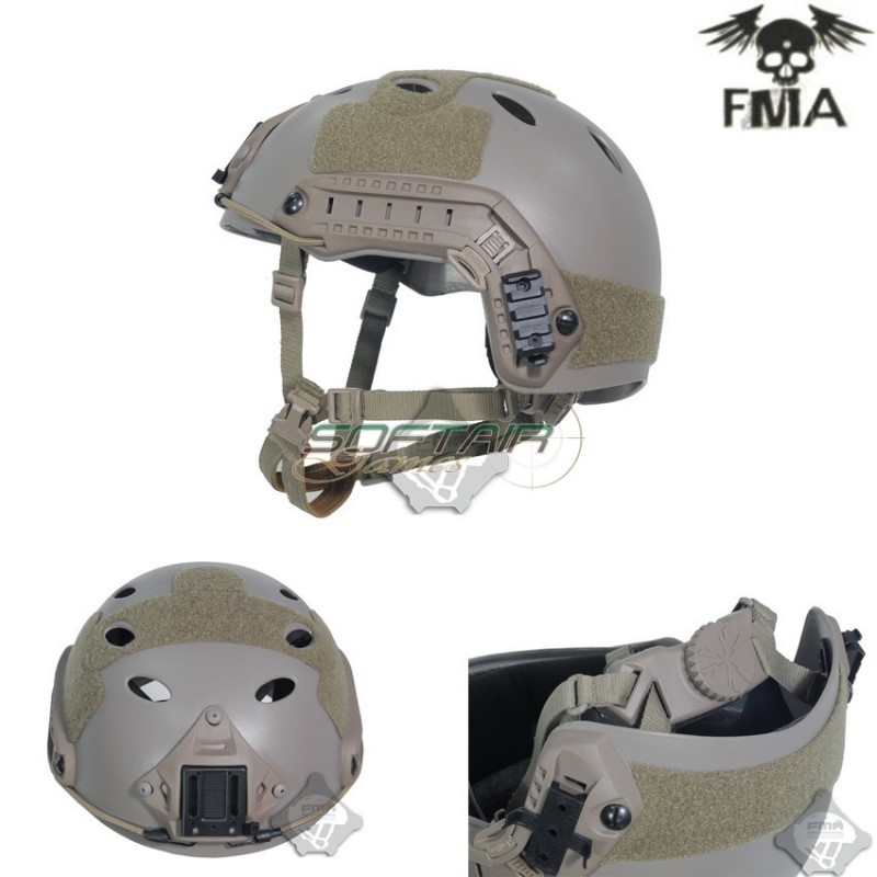 Elmetto Fast Pj Type Dark Earth Fma (fma-tb389/tb819)