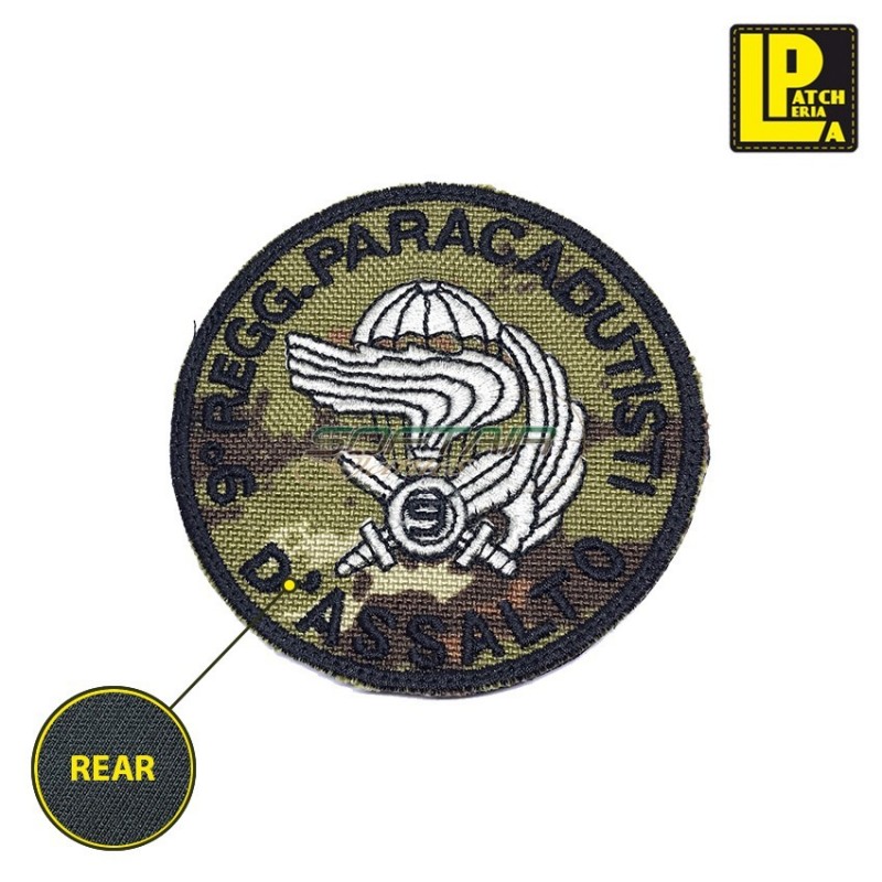 Military Morale Patch Ricamata Paracadutisti Vegetata Patcheria (lp-prc347) Military Morale Patch Ricamata Paracadutisti Vegetata Patcheria (lp-prc347)