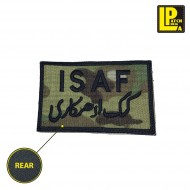 Military Morale Patch Ricamata Rectangle Isaf Multicam Patcheria (lp-prc198)