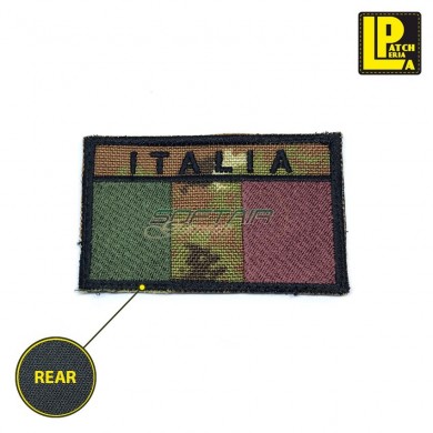 Military Morale Patch Embroidered Italy Flag Vegetata Patcheria (lp-prc320)