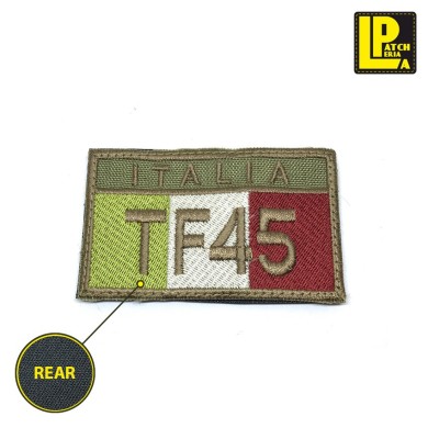 Military Morale Patch Embroidered Italy Flag Tf45 Desert Patcheria (lp-prc438)