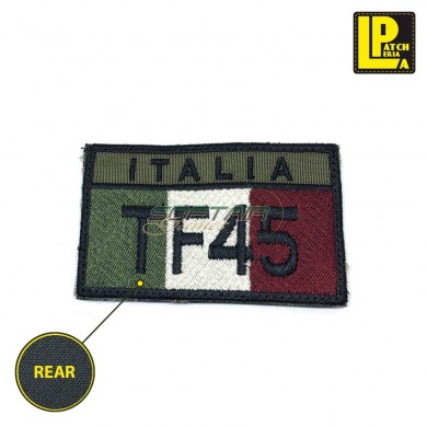 Military Morale Patch Ricamata Bandiera Italia Tf45 Patcheria (lp-prc437)