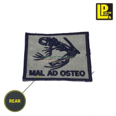 Military Morale Patch Embroidered Skull Frog Sand Mal Ad Osteo Patcheria (lp-prc267)