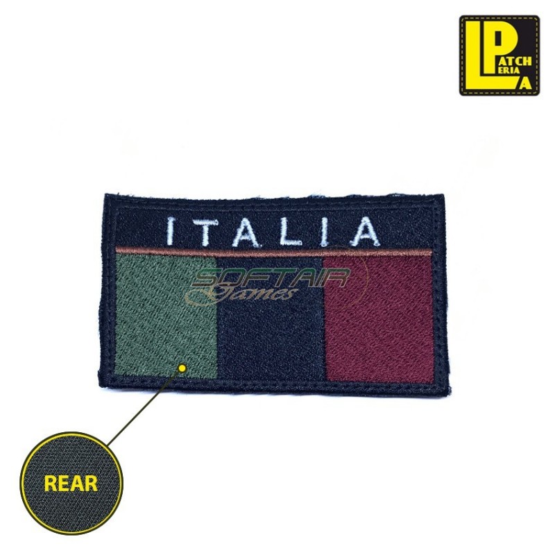Military Morale Patch Ricamata Bandiera Italiana Bassa Visibilita' Patcheria (lp-prc319)