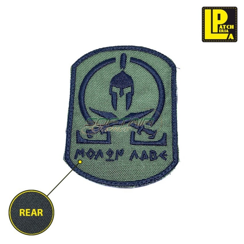 Military Morale Patch Embroidered Molon Labe Od Patcheria (lp-prc159) Military Morale Patch Embroidered Molon Labe Od Patcheria (lp-prc159)