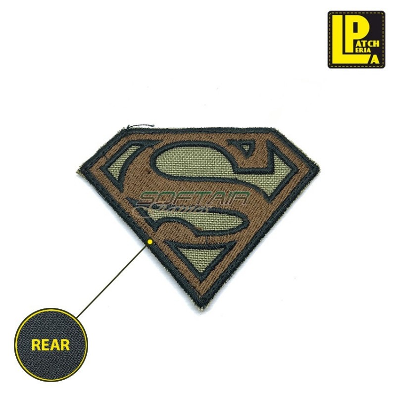 Military Morale Patch Ricamata Superman Sabbia Patcheria (lp-prc137) Military Morale Patch Ricamata Superman Sabbia Patcheria (lp-prc137)