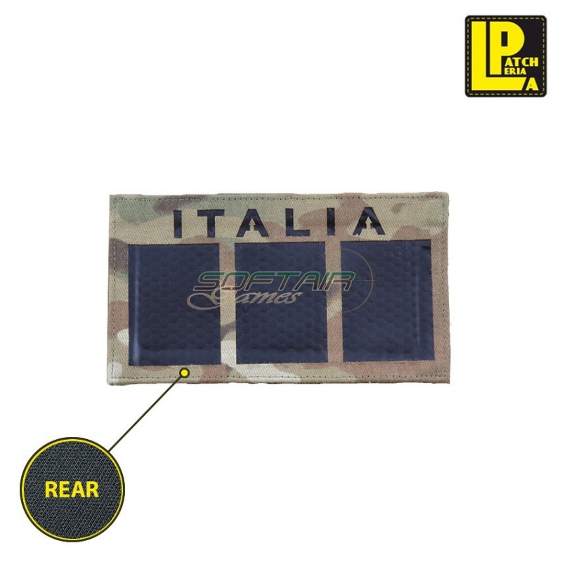 Infrared Military Patch Ir Bandiera Italia Grande Multicam Patcheria (lp-pir064)