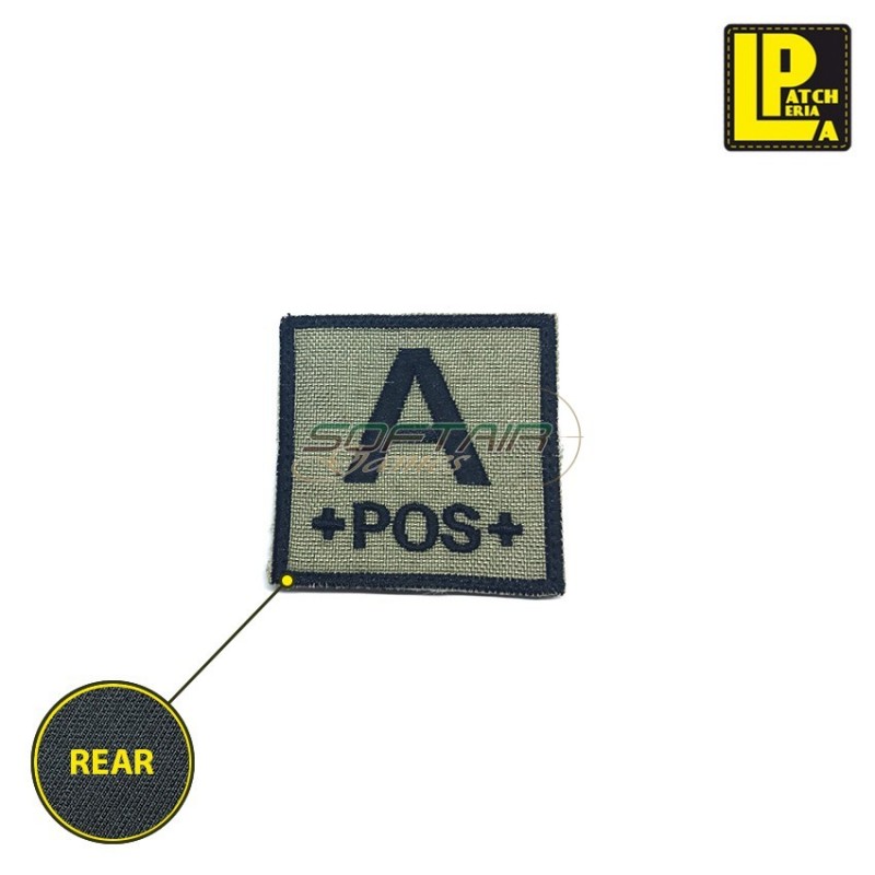 Military Morale Patch Embroidered Blood Type A+ Square Sand Patcheria (lp-prc047-a+) Military Morale Patch Embroidered Blood Type A+ Square Sand Patcheria (lp-prc047-a+)