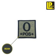 Military Morale Patch Embroidered Blood Type 0+ Square Sand Patcheria (lp-prc047-0+) Military Morale Patch Embroidered Blood Type 0+ Square Sand Patcheria (lp-prc047-0+)