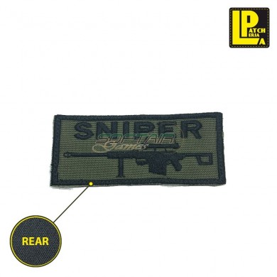 Military Morale Patch Embroidered Sniper Od Patcheria (lp-prc353)