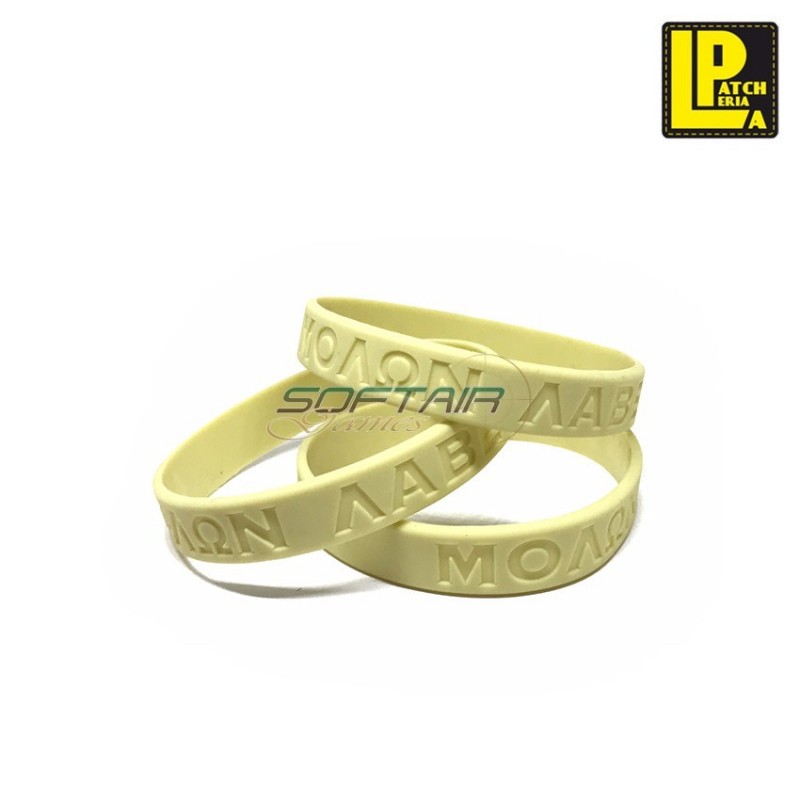 Braccialetto Pvc Molon Labe Sand Patcheria (lp-brc008)