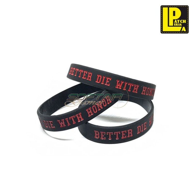 Braccialetto Pvc Devgru Black Patcheria (lp-brc016)