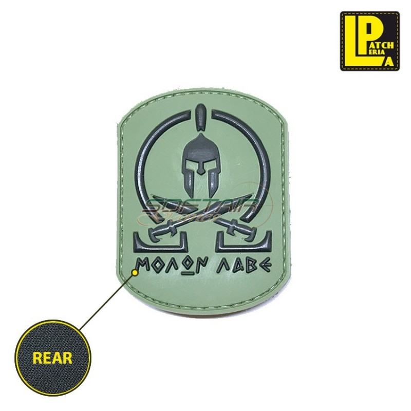 Military Morale Patch Pvc Molon Labe Od Patcheria (lp-ppvc063) Military Morale Patch Pvc Molon Labe Od Patcheria (lp-ppvc063)