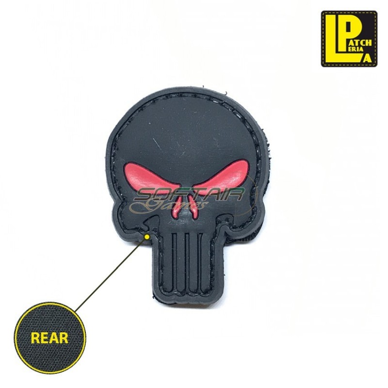 Military Morale Patch Pvc Black Skull Red Eyes Patcheria (lp-ppvc041) Military Morale Patch Pvc Black Skull Red Eyes Patcheria (lp-ppvc041)