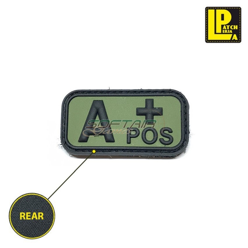 Military Morale Patch Pvc Gruppo Sanguigno A+ Od Patcheria (lp-ppvc156)
