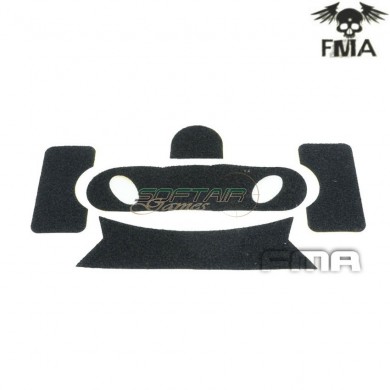 Velcro Set Sticker Pj Type For Helmet Black Fma (fma-tb403)