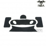Velcro Set Sticker Pj Type For Helmet Black Fma (fma-tb403)