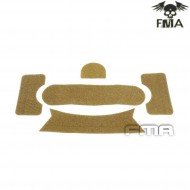 Velcro Set Sticker Ballistic Type For Helmet Dark Earth Fma (fma-tb407)