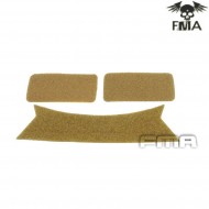 Velcro Set Adesivi Bj Type Da Elmetto Dark Earth Fma (fma-tb409)