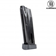 Co2 Magazine 25bb For Beretta M9/m9a1/m92 Kjworks (kjw-m9-co2-m)