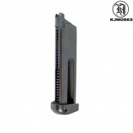Co2 Magazine 25bb For Pistol 1911 Black Kjworks (kjw-185114)