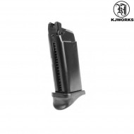 Gas Magazine 15bb For Pistol G27 Black Kjworks (kjw-air001052) Gas Magazine 15bb For Pistol G27 Black Kjworks (kjw-air001052)